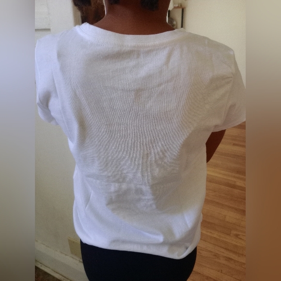 Ballet All Day Kids Costume T-Shirt - White and Blue - Picture 2 of 4